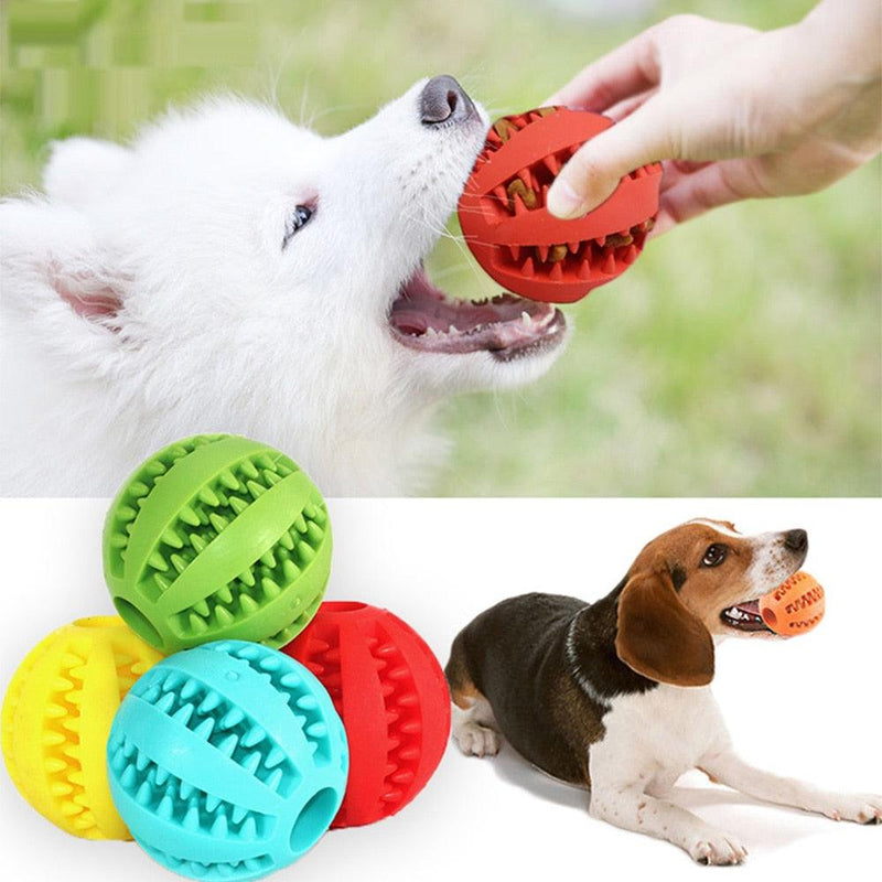 Bolinha de Borracha com Porta Petisco para Pets - Kmelo120