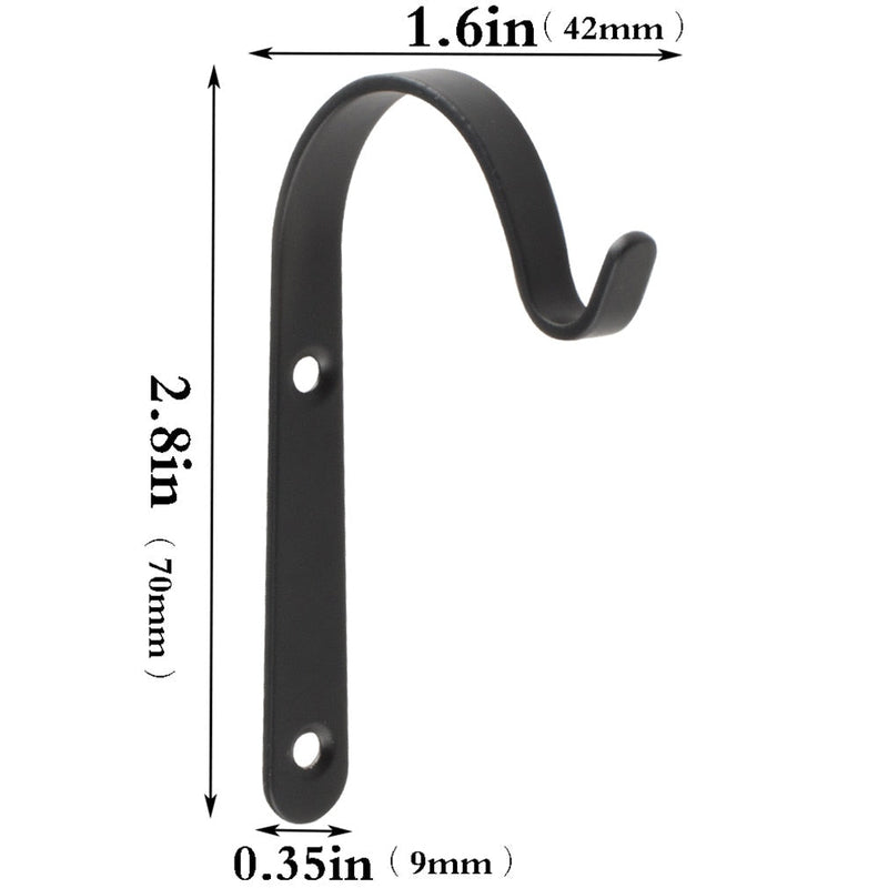 Conjunto Suporte De Pendurar De Metal Em Formato De J - Kmelo120