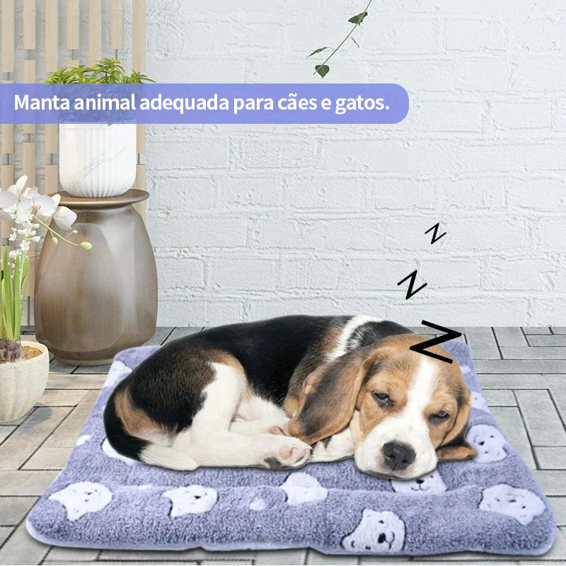 Cobertor peludo - serve como caminha para seu pet - Kmelo120