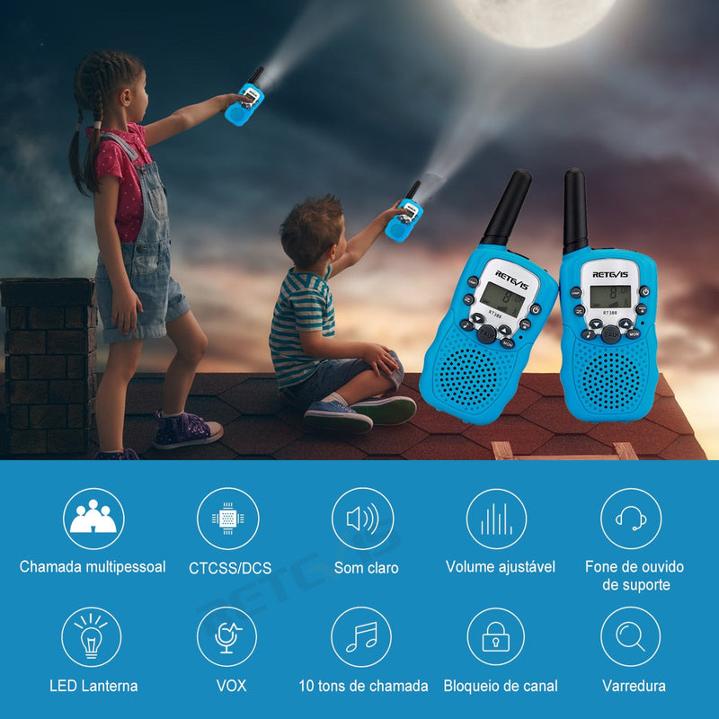 Walkie Talkie Portátil infantil - Kmelo120