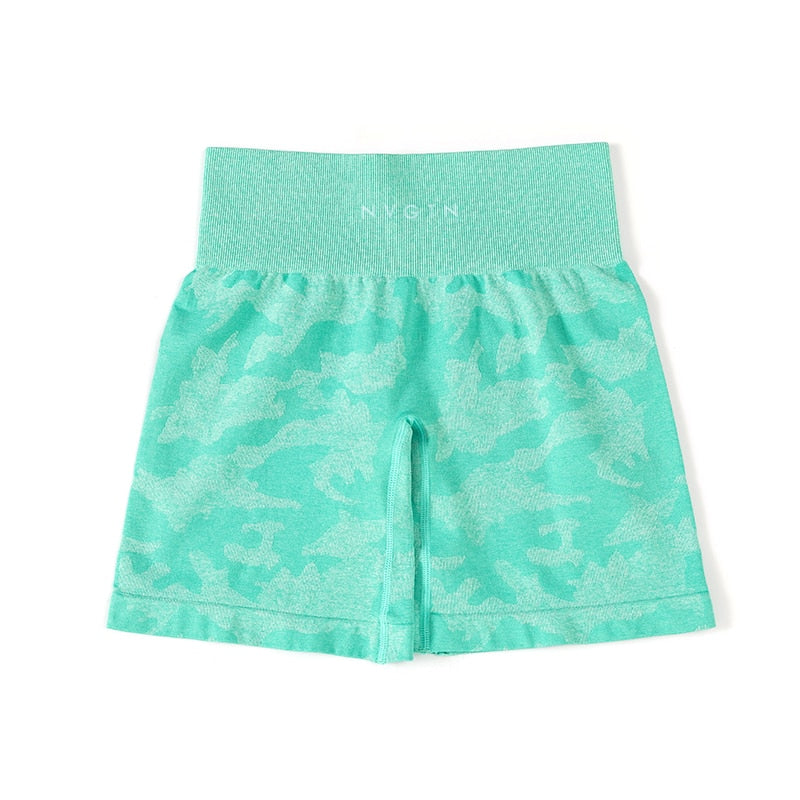 Shorts sem costura camuflado - Kmelo120